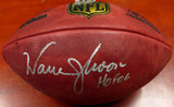 Warren Moon Autographed NFL Leather Football Seattle Seahawks "HOF 06" MCS Holo Stock #112494
