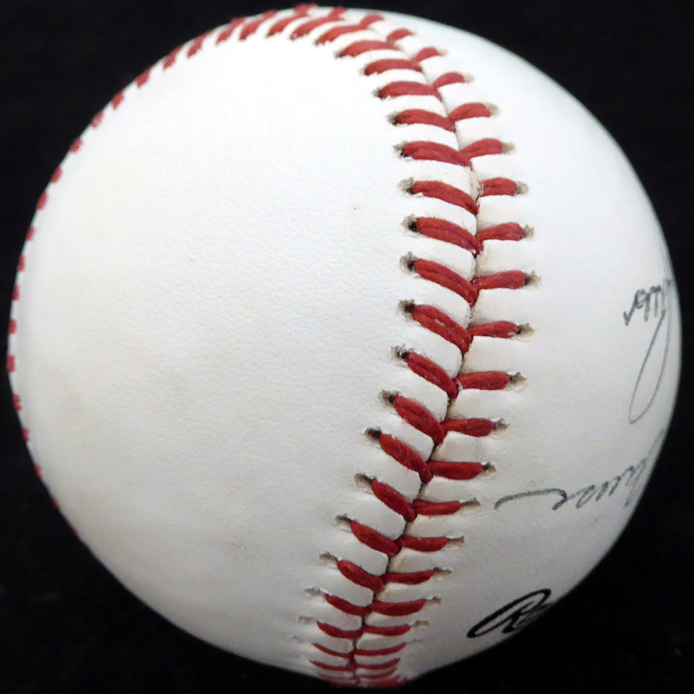 George & Gene Freese Autographed Official NL Baseball Beckett BAS #F26653