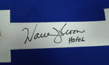 Seattle Seahawks Warren Moon Autographed Blue Jersey "HOF 06" MCS Holo Stock #112487
