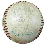 Ernie Banks Autographed Official National League Game Used Baseball Chicago Cubs Vintage Signature "Foul Ball 1960" PSA/DNA #AC00440