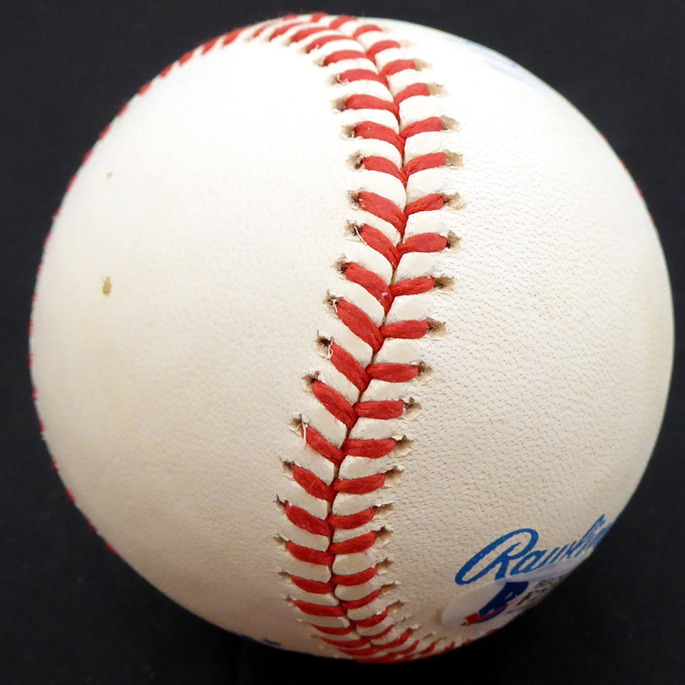 Bud Metheny Autographed Official AL Baseball New York Yankees "#3" Beckett BAS #F27160