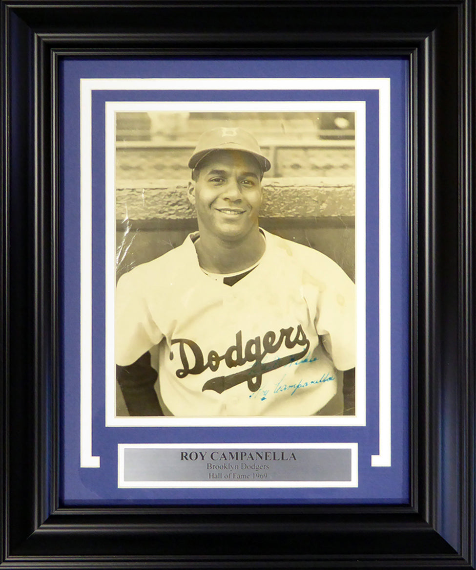 Roy Campanella Autographed Framed 8x10 Magazine Page Photo Brooklyn Dodgers "Best Wishes" PSA/DNA #AC00434