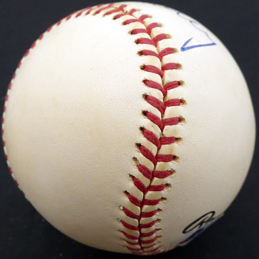 Roy Smalley Sr. Autographed Official NL Baseball Milwaukee Braves, Chicago Cubs Beckett BAS #F27487