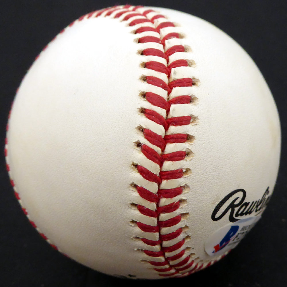 Freddie Sanford Autographed Official NL Baseball St. Louis Browns, New York Yankees Beckett BAS #F27638