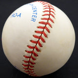 Freddie Sanford Autographed Official AL Baseball St. Louis Browns, New York Yankees Beckett BAS #F27640