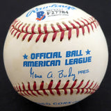 Charlie Wensloff Autographed Official AL Baseball New York Yankees, Cleveland Indians Beckett BAS #F27784
