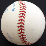 Charlie Wensloff Autographed Official AL Baseball New York Yankees, Cleveland Indians Beckett BAS #F27830
