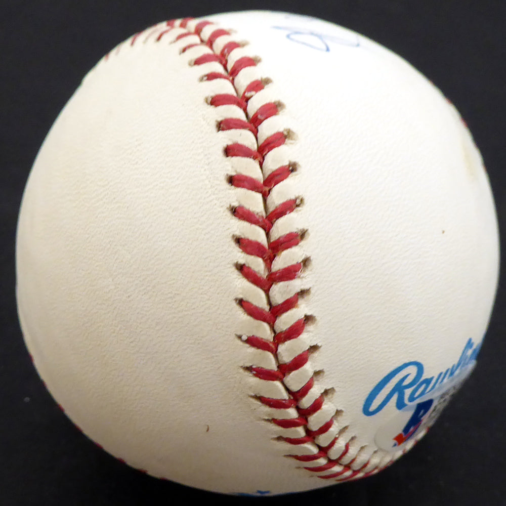 Charlie Wensloff Autographed Official AL Baseball New York Yankees, Cleveland Indians Beckett BAS #F27830