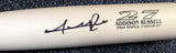 Addison Russell Autographed Zinger Game Model Bat MLB Holo Stock #115046