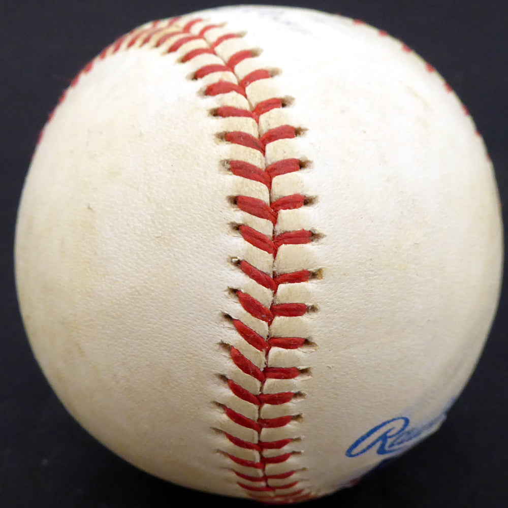 Johnny Oates Autographed Official AL Baseball Los Angeles Dodgers, Baltimore Orioles Beckett BAS #F29536