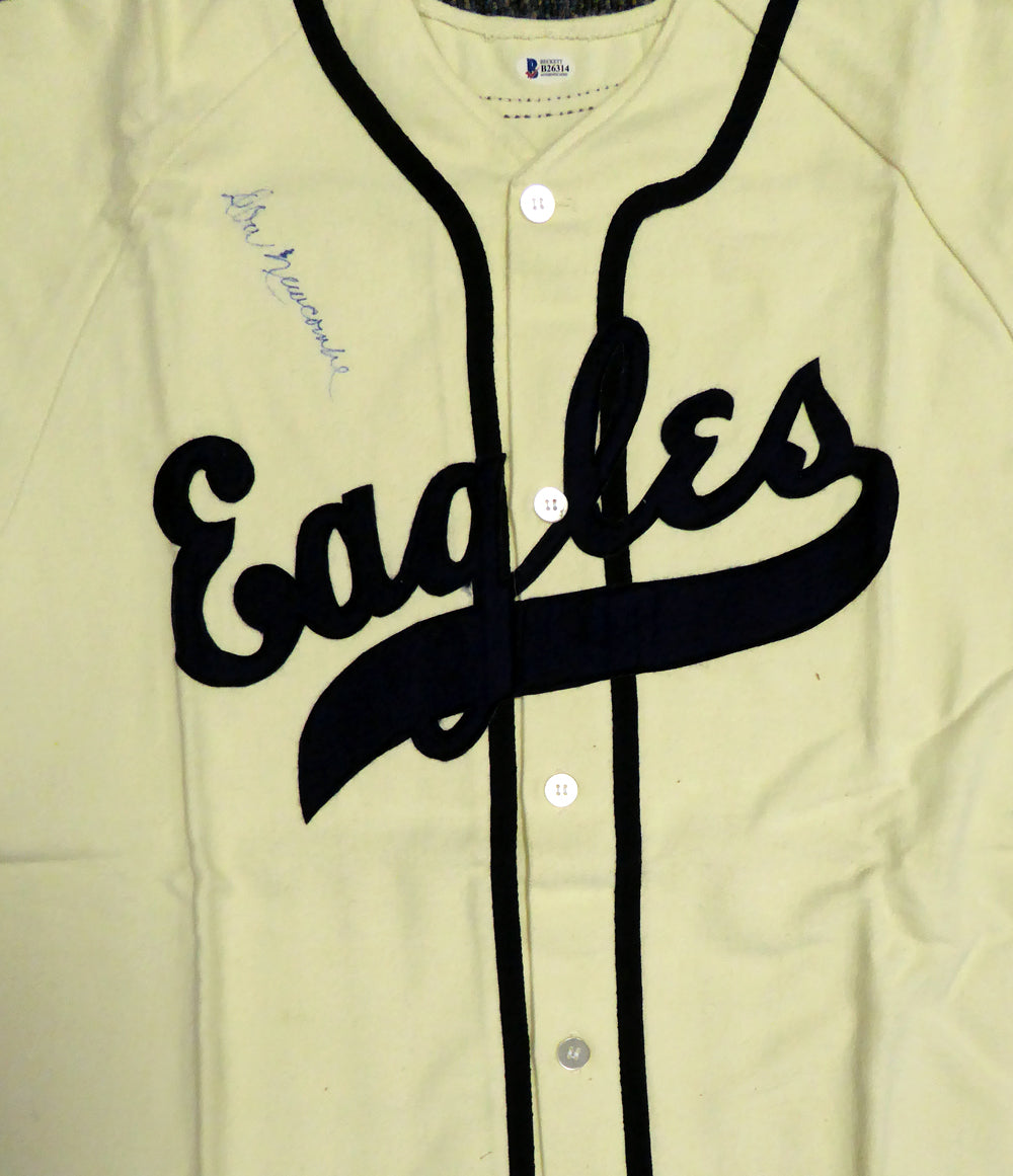 Newark Eagles Don Newcombe Autographed Cream Jersey Beckett BAS #B26314
