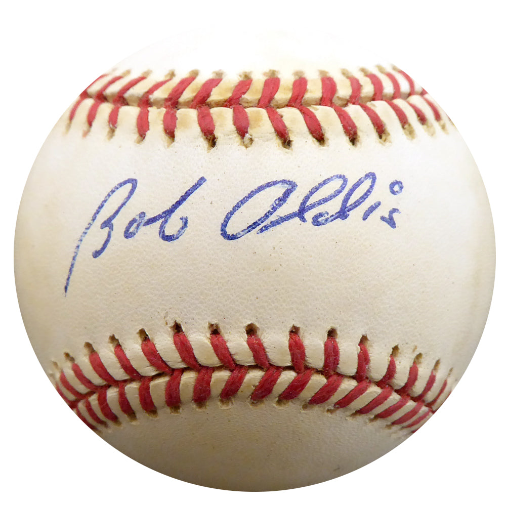 Bob Addis Autographed Official NL Baseball Chicago Cubs Beckett BAS #F29566