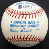 Bill Robinson Autographed Official AL Baseball New York Yankees, Philadelphia Phillies Beckett BAS #F29833