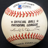 Steve Ridzik Autographed Official NL Baseball Philadelphia Phillies Beckett BAS #F29841