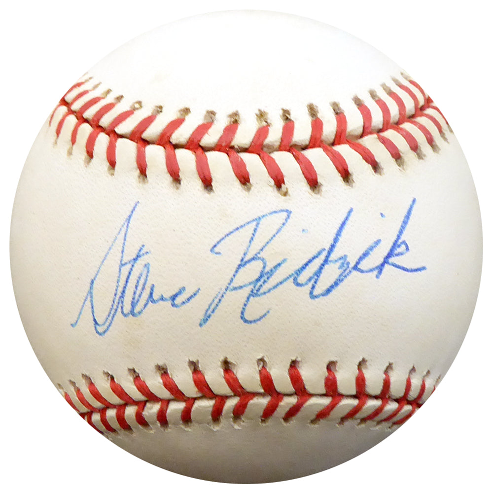 Steve Ridzik Autographed Official AL Baseball Philadelphia Phillies Beckett BAS #F29844