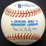 Steve Ridzik Autographed Official AL Baseball Philadelphia Phillies Beckett BAS #F29844