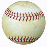 Harry Danning Autographed Official NL Frick Baseball New York Giants Vintage Beckett BAS #B26646