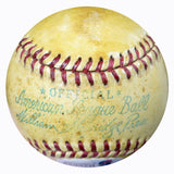 Al A.B. Hermann Autographed Official AL Harridge Baseball Boston Braves Vintage Beckett BAS #B26698