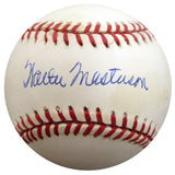 Walter Masterson Autographed Official AL Baseball Boston Red Sox, Detroit Tigers Beckett BAS #F27018