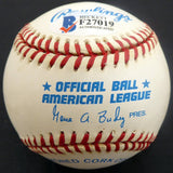 Walter Masterson Autographed Official AL Baseball Boston Red Sox, Detroit Tigers Beckett BAS #F27019