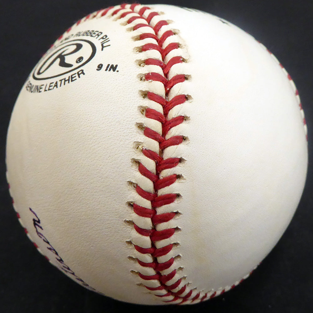 Walter Masterson Autographed Official League Baseball Boston Red Sox, Detroit Tigers Beckett BAS #F27022