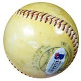 Hank Lieber Autographed Official NL Giles Baseball New York Giants "To Jim" Beckett BAS #B26653