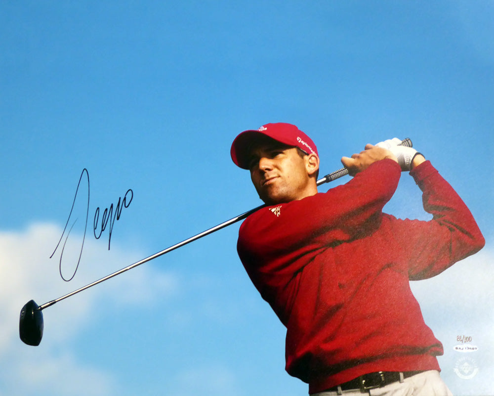 Sergio Garcia Autographed 16x20 Photo LE #/100 UDA Holo Stock #142173