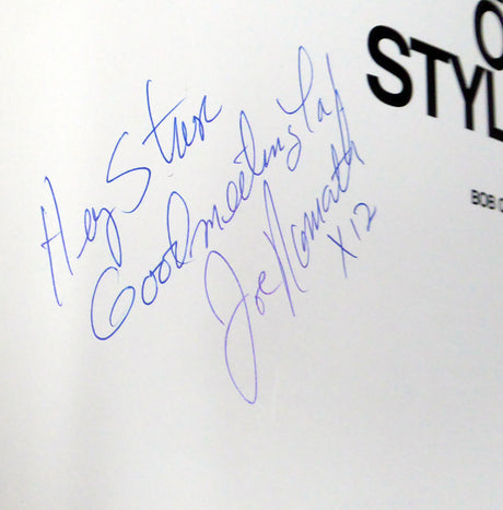 Joe Namath Autographed Book "To Stan, Good Meeting Ya!" New York Jets Beckett BAS #B62243