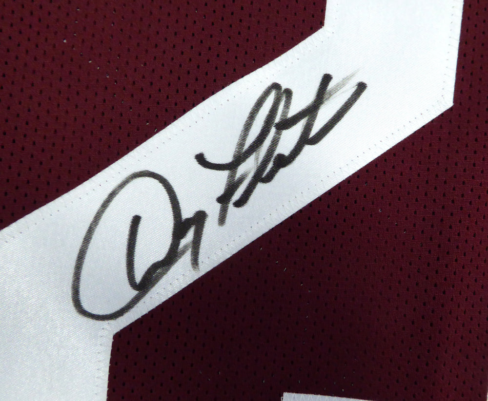 Boston College Eagles Doug Flutie Autographed Red Jersey Beckett BAS Stock #119725
