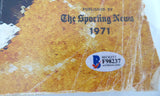 Willie Mays Autographed 1971 Baseball Register Book San Francisco Giants Vintage Signature Beckett BAS #F98237