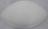 Tom Landry Autographed Dallas Cowboys White Panel Football (Light) Beckett BAS #F87696