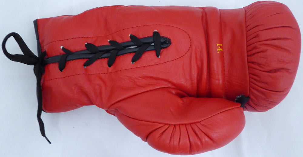 Jesse James Leija Autographed Red Everlast Boxing Glove Beckett BAS #F87964