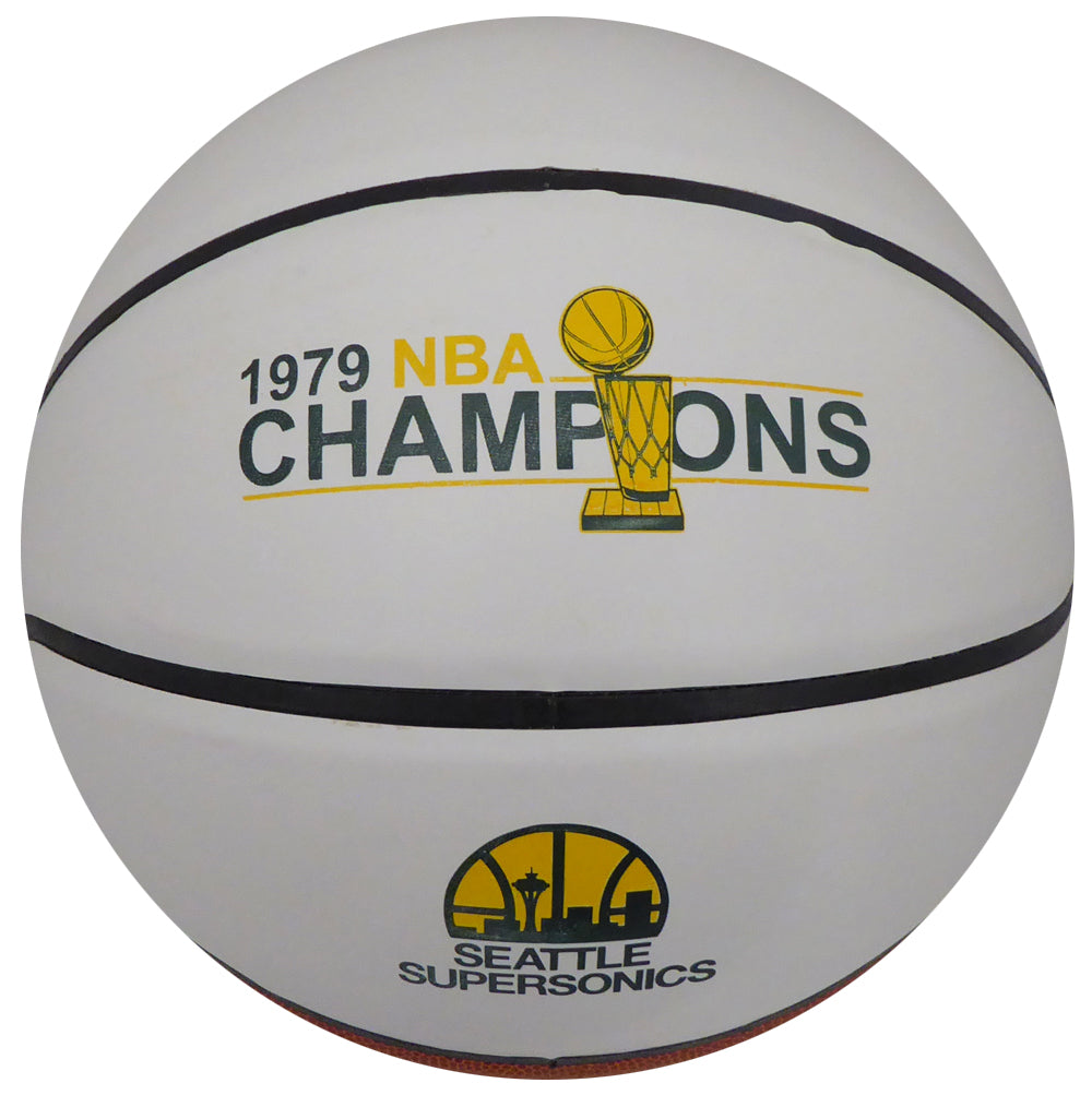 Seattle Supersonics 1978-79 NBA Champions Logo Unsigned Basketball Stock #145873