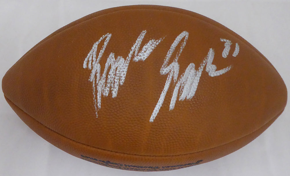 Rashaan Salaam Autographed Football Colorado Buffaloes (Flat) JSA #DD03482