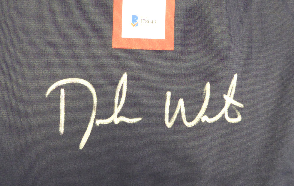 Houston Texans Deshaun Watson Autographed Blue Nike Jersey Size XXL Beckett BAS Stock #121899