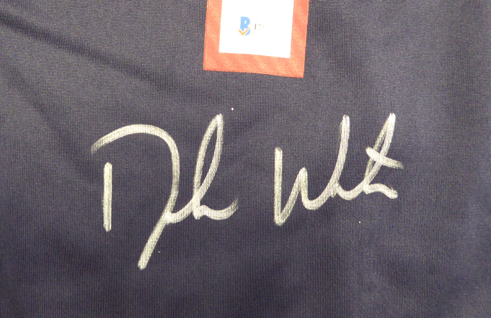Houston Texans Deshaun Watson Autographed Blue Nike Jersey Size M Beckett BAS Stock #121901