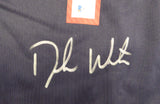 Houston Texans Deshaun Watson Autographed Blue Nike Jersey Size M Beckett BAS Stock #121901