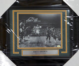 Downtown Fred Brown Autographed Framed 8x10 Photo Seattle Sonics MCS Holo Stock #123676