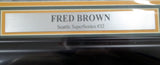 Downtown Fred Brown Autographed Framed 8x10 Photo Seattle Sonics MCS Holo Stock #123676