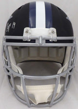Amari Cooper Autographed Dallas Cowboys Matte Black Full Size Speed Replica Helmet JSA #WPP301497