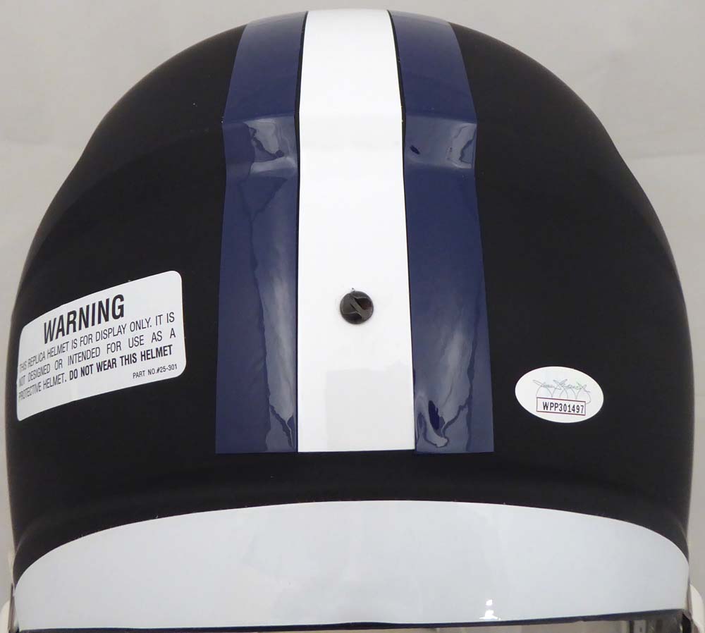 Amari Cooper Autographed Dallas Cowboys Matte Black Full Size Speed Replica Helmet JSA #WPP301497