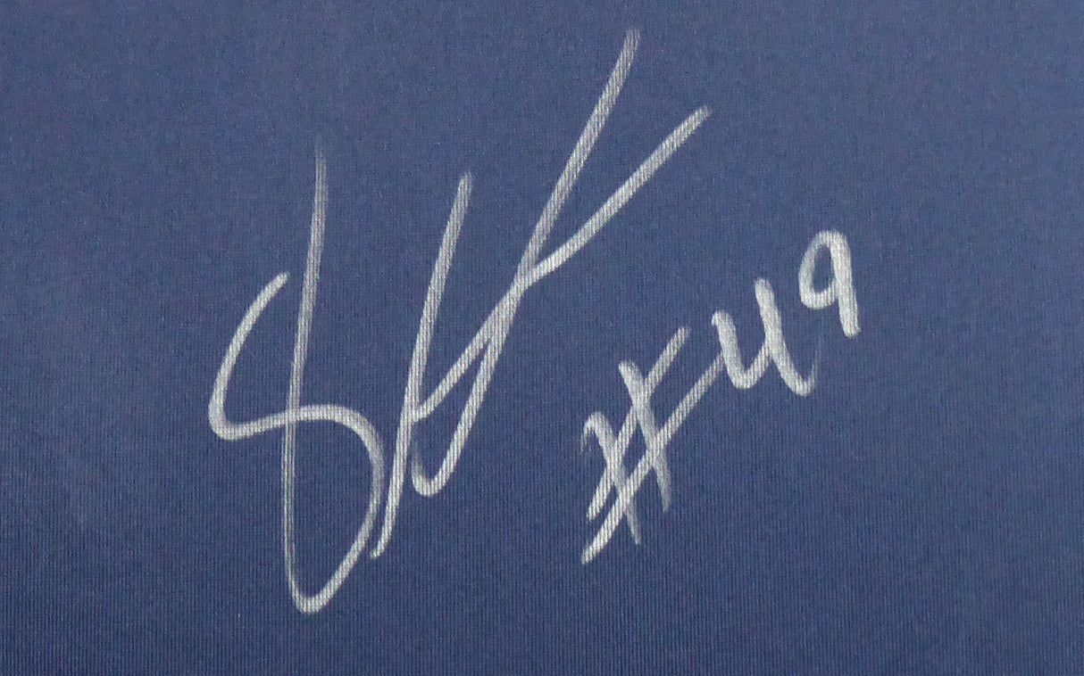 Seattle Seahawks Shaquem Griffin Autographed Framed Blue Nike Jersey MCS Holo #75750
