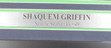 Seattle Seahawks Shaquem Griffin Autographed Framed Blue Nike Jersey MCS Holo #75750