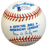 Ichiro Suzuki Autographed Official AL Baseball Seattle Mariners "#51" Vintage Beckett BAS #C71031