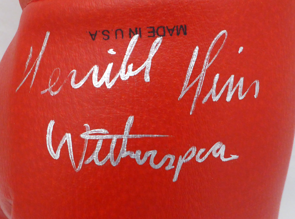 Terrible Tim Witherspoon Autographed Red Everlast Boxing Glove Beckett BAS #C71421