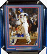 Sammy Sosa Autographed Framed 16x20 Photo Chicago Cubs Beckett BAS Stock #155014