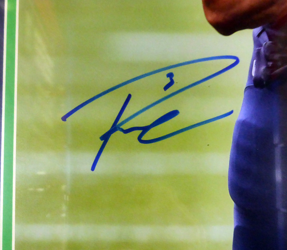 Russell Wilson Autographed Framed 16x20 Photo Seattle Seahawks RW Holo Stock #126670