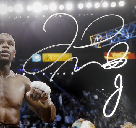 Floyd Mayweather Jr. Autographed 16x20 Photo Beckett BAS Stock #157356