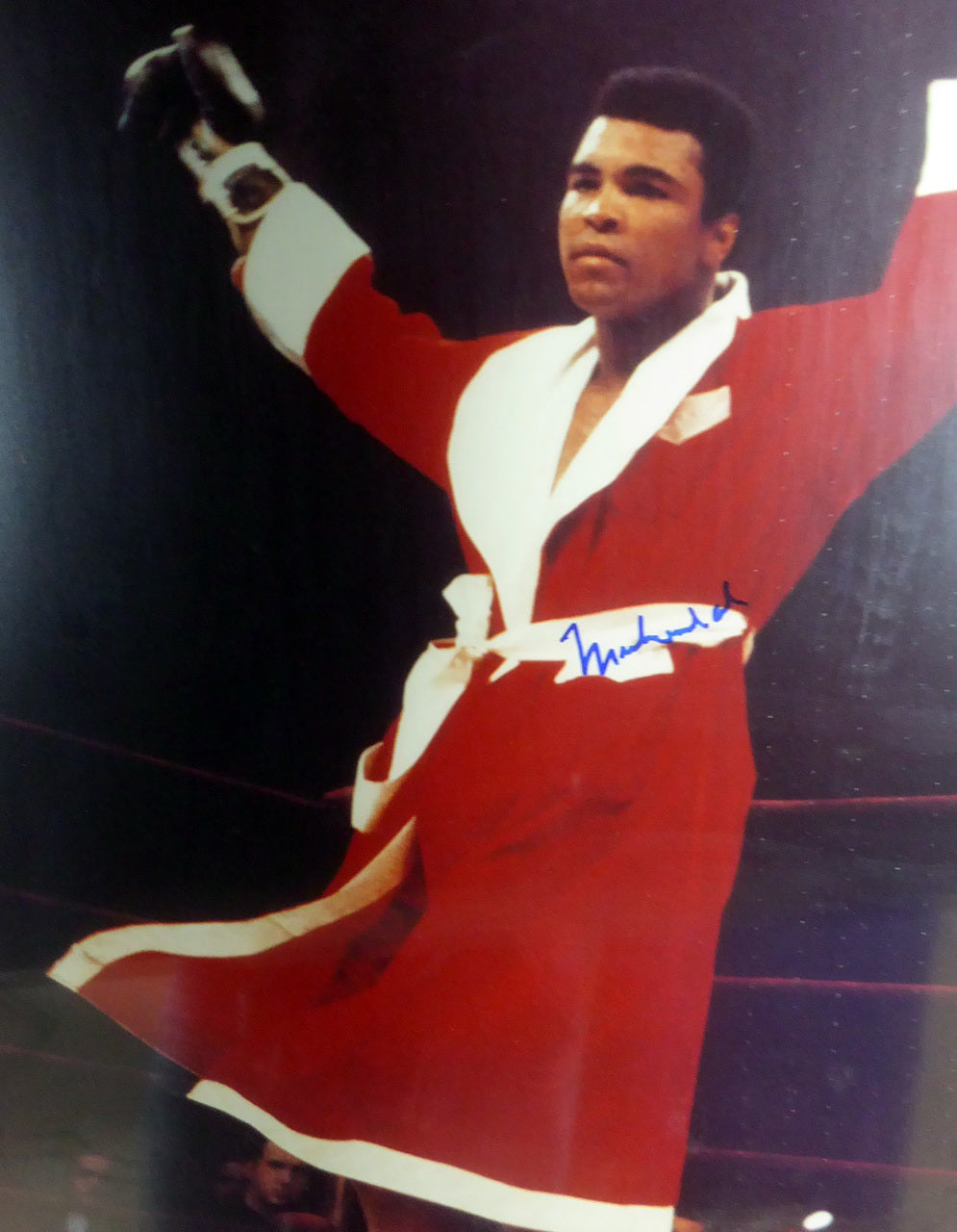 Muhammad Ali Autographed Framed 16x20 Photo PSA/DNA #S14049