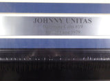 Johnny Unitas Autographed Framed 16x20 Photo Baltimore Colts PSA/DNA #X01960